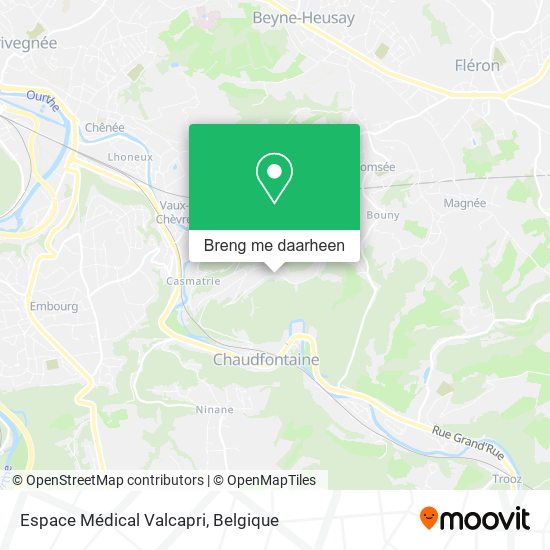 Espace Médical Valcapri kaart
