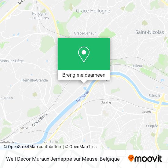 Well Décor Muraux Jemeppe sur Meuse kaart