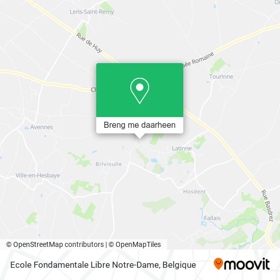 Ecole Fondamentale Libre Notre-Dame kaart