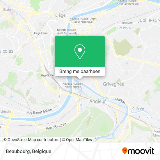 Beaubourg kaart