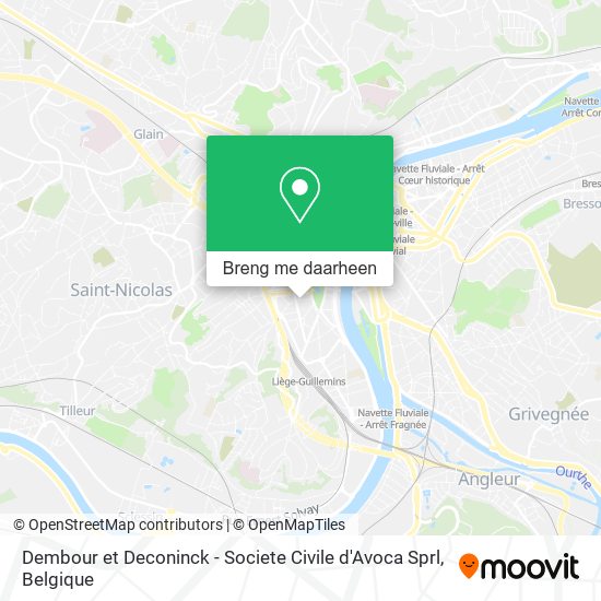 Dembour et Deconinck - Societe Civile d'Avoca Sprl kaart