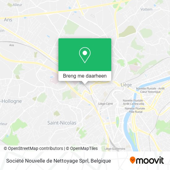 Société Nouvelle de Nettoyage Sprl kaart