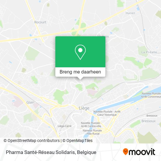 Pharma Santé-Réseau Solidaris kaart