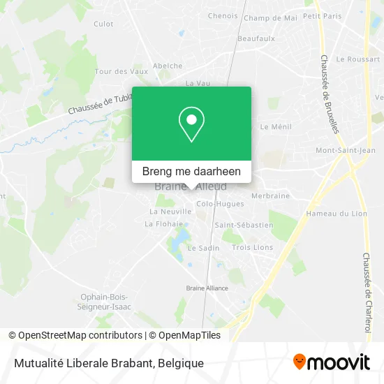 Mutualité Liberale Brabant kaart