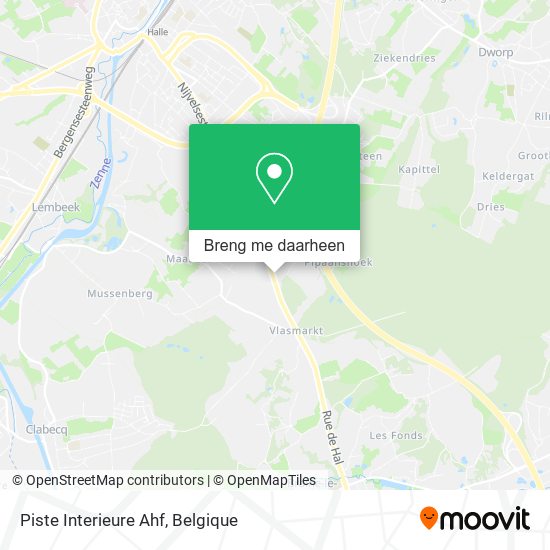 Piste Interieure Ahf kaart