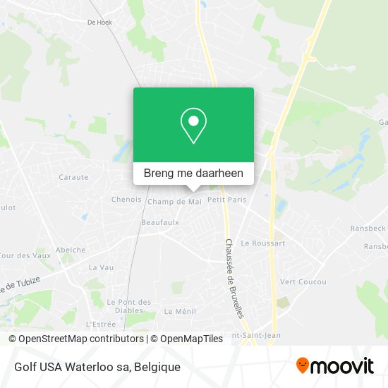 Golf USA Waterloo sa kaart