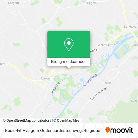 Basic-Fit Avelgem Oudenaardesteenweg kaart