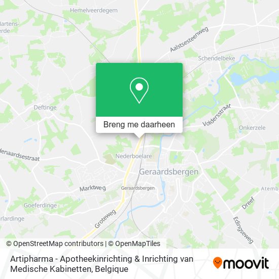 Artipharma - Apotheekinrichting & Inrichting van Medische Kabinetten kaart