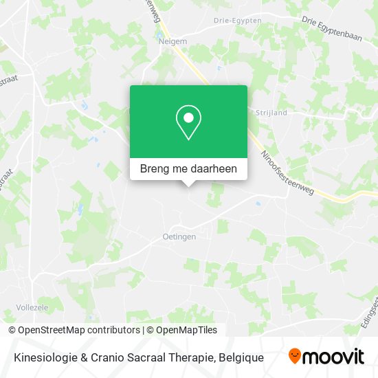 Kinesiologie & Cranio Sacraal Therapie kaart