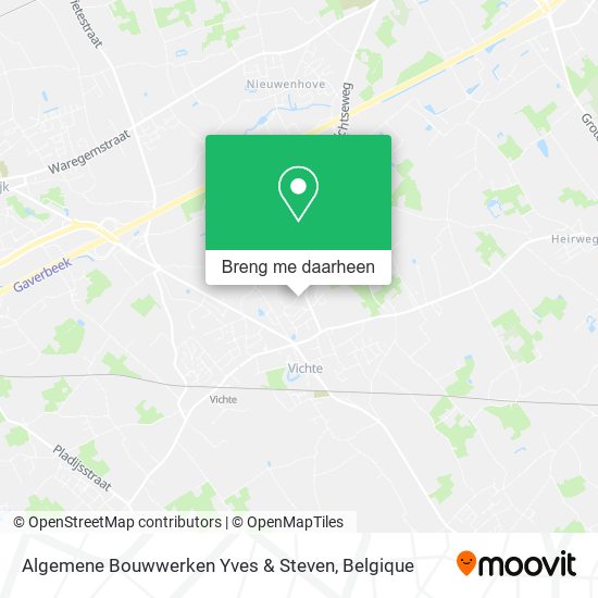 Algemene Bouwwerken Yves & Steven kaart
