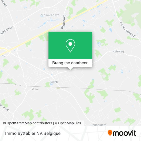 Immo Byttebier NV kaart
