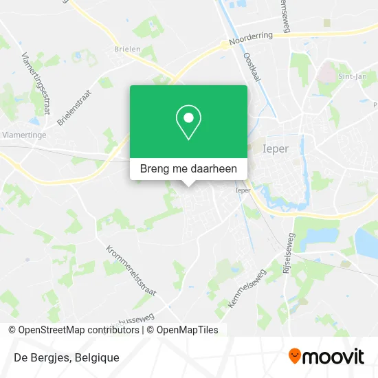 De Bergjes kaart