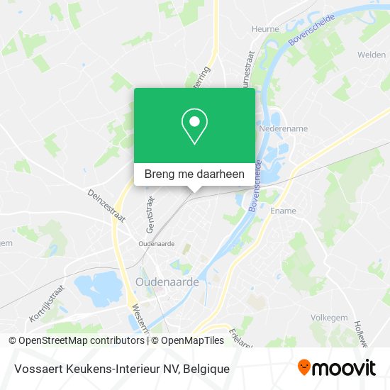 Vossaert Keukens-Interieur NV kaart