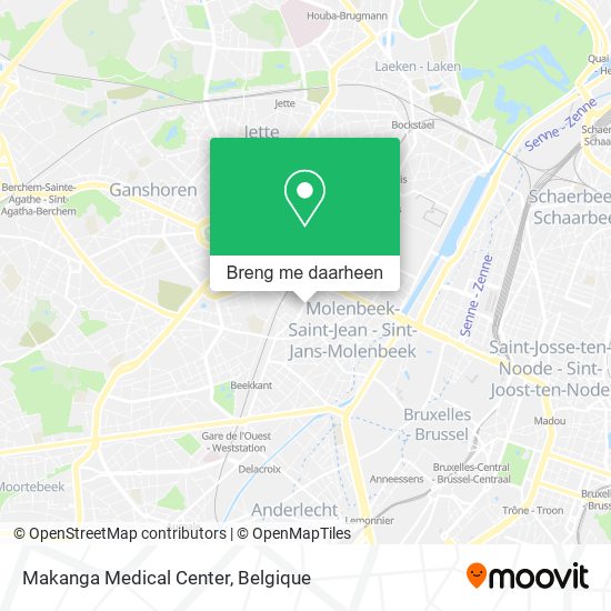Makanga Medical Center kaart