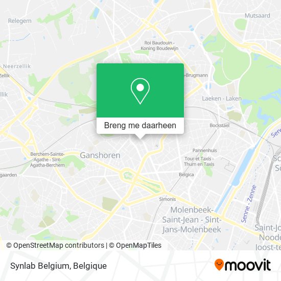 Synlab Belgium kaart