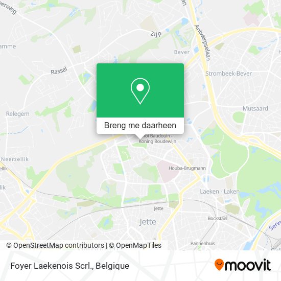 Foyer Laekenois Scrl. kaart