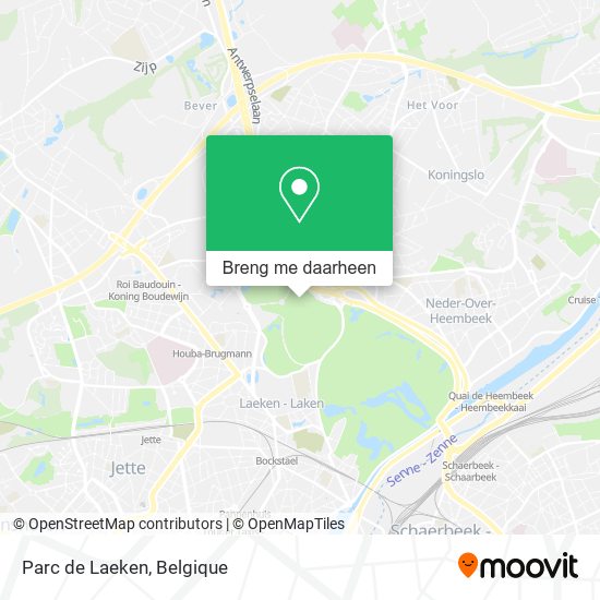Parc de Laeken kaart
