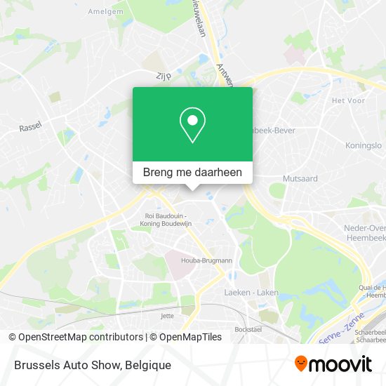 Brussels Auto Show kaart