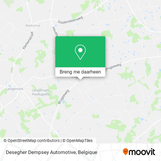 Desegher Dempsey Automotive kaart