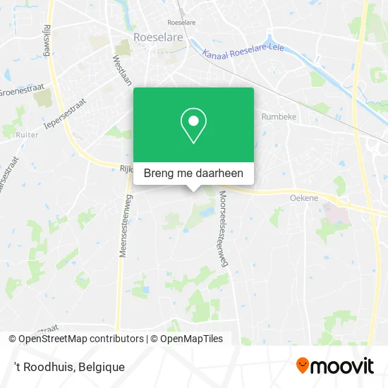 't Roodhuis kaart