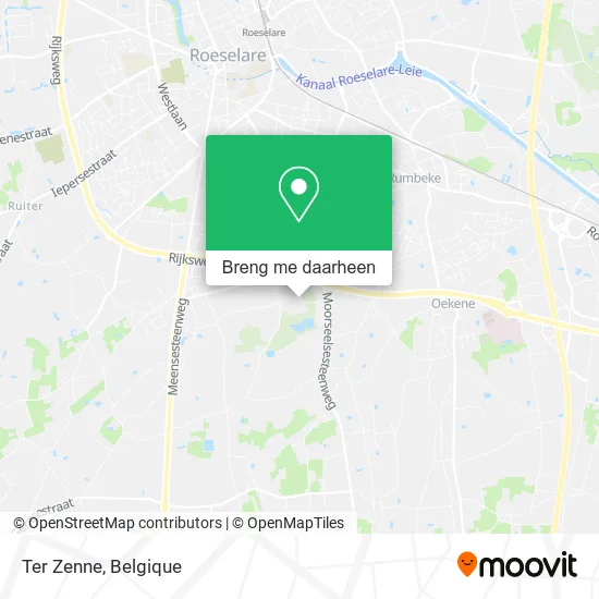 Ter Zenne kaart