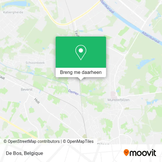 De Bos kaart