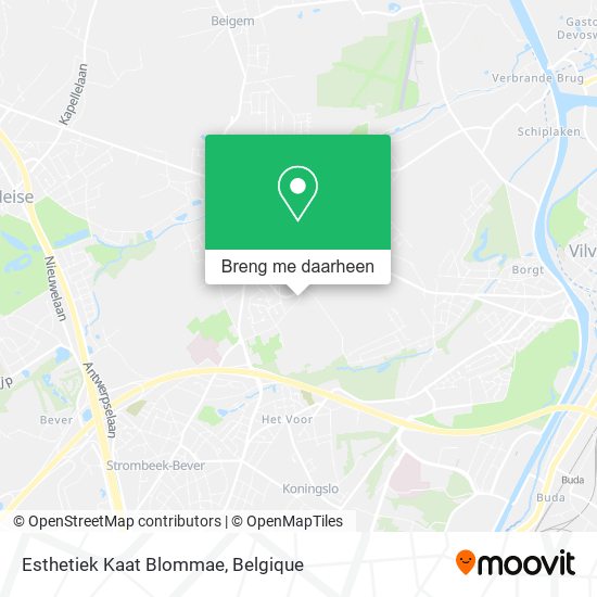 Esthetiek Kaat Blommae kaart