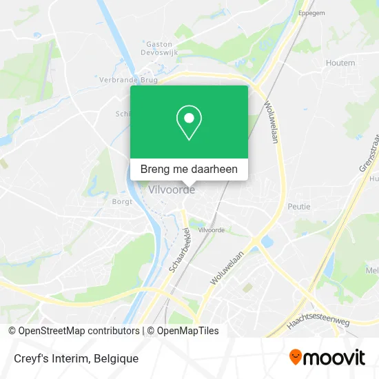 Creyf's Interim kaart