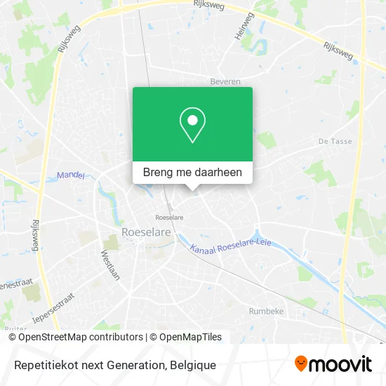 Repetitiekot next Generation kaart