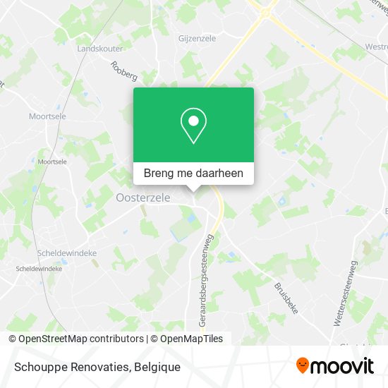 Schouppe Renovaties kaart