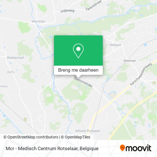 Mcr - Medisch Centrum Rotselaar kaart