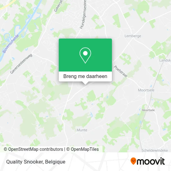 Quality Snooker kaart