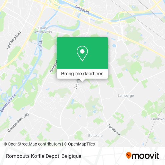 Rombouts Koffie Depot kaart