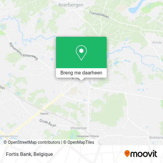 Fortis Bank kaart