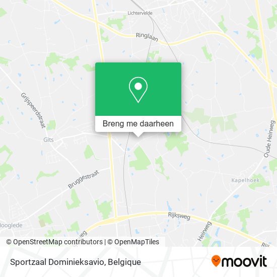 Sportzaal Dominieksavio kaart