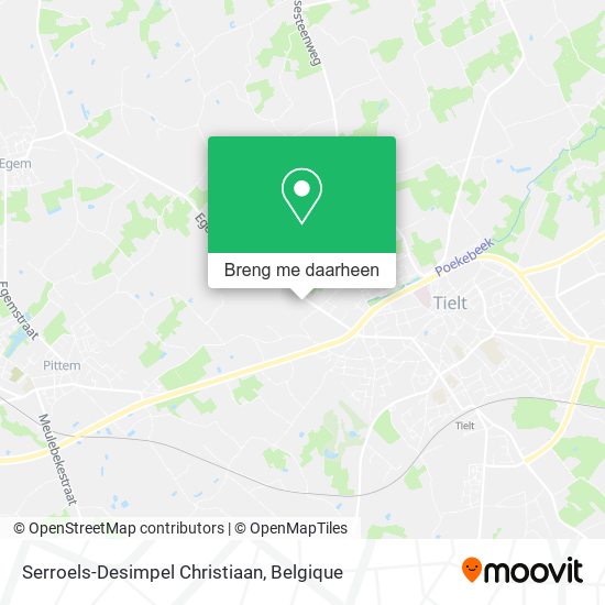 Serroels-Desimpel Christiaan kaart