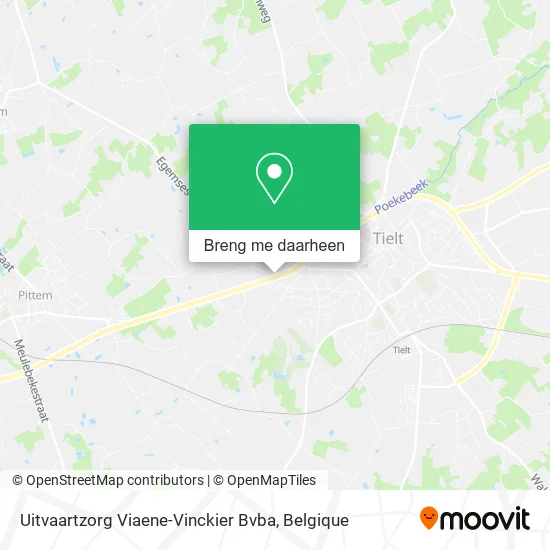 Uitvaartzorg Viaene-Vinckier Bvba kaart