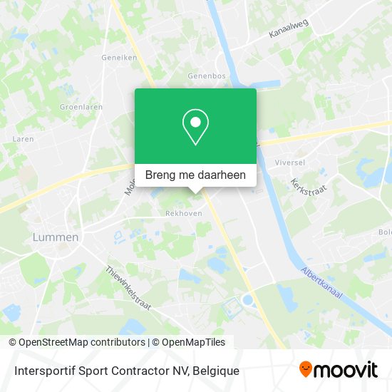 Intersportif Sport Contractor NV kaart