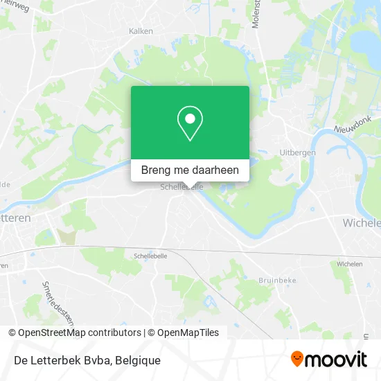 De Letterbek Bvba kaart
