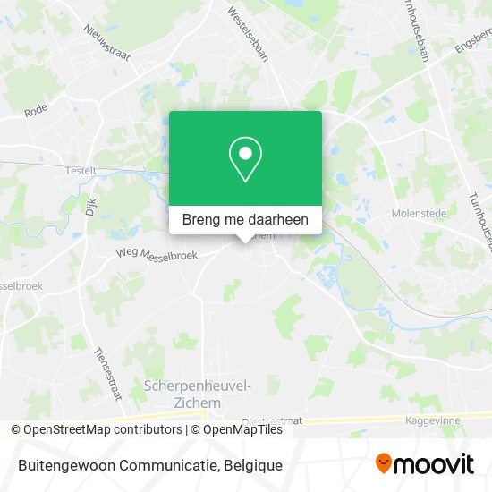 Buitengewoon Communicatie kaart