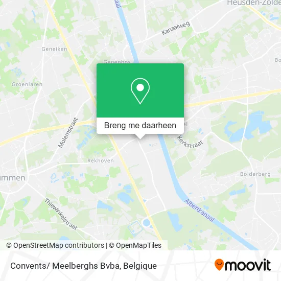 Convents/ Meelberghs Bvba kaart