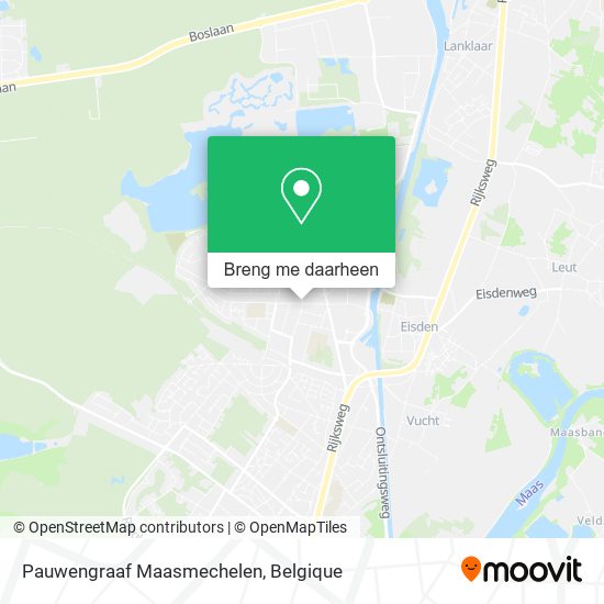 Pauwengraaf Maasmechelen kaart