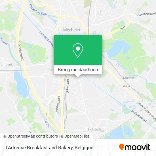 L'Adresse Breakfast and Bakery kaart