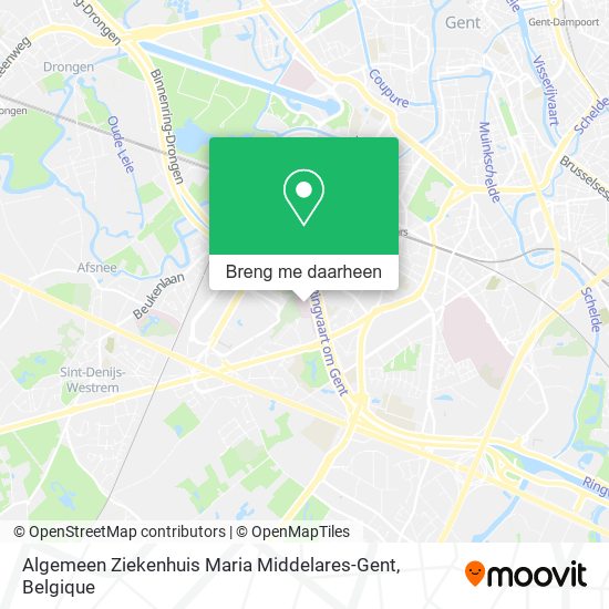 Algemeen Ziekenhuis Maria Middelares-Gent kaart