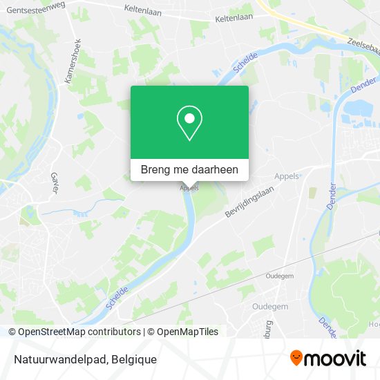 Natuurwandelpad kaart