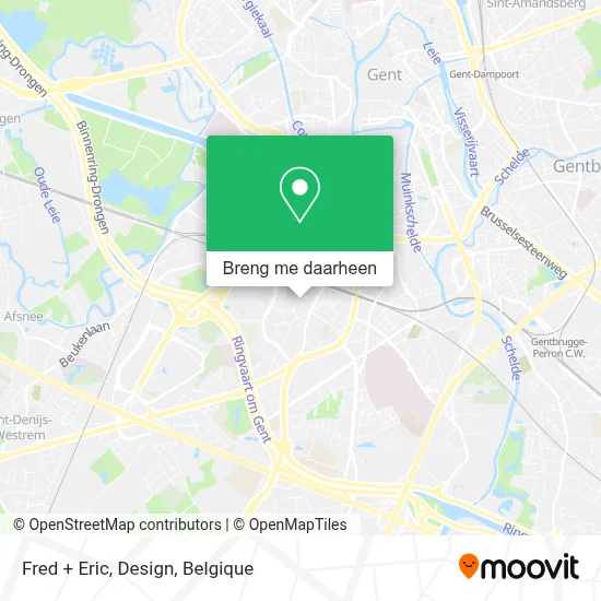 Fred + Eric, Design kaart