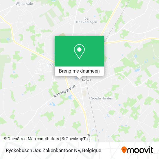 Ryckebusch Jos Zakenkantoor NV kaart