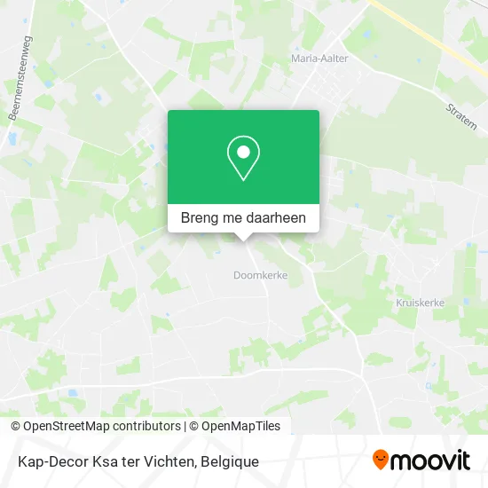 Kap-Decor Ksa ter Vichten kaart