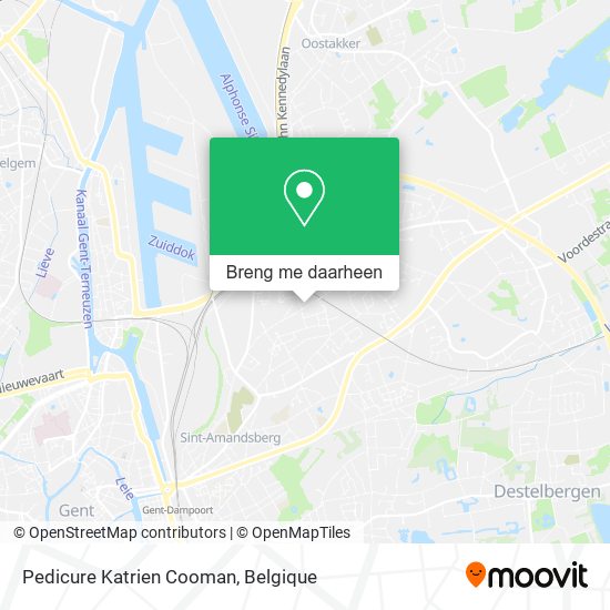 Pedicure Katrien Cooman kaart