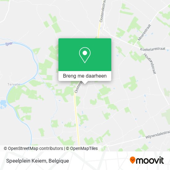 Speelplein Keiem kaart